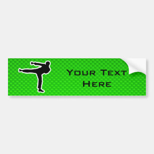 Groene Martiale Kunsten Bumpersticker