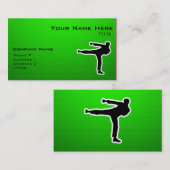 Groene Martiale Kunsten Visitekaartje (Voorkant / Achterkant)