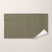 Groene Martini Olive Solid Color Print, neutraal Bad Handdoek (Handdoek)