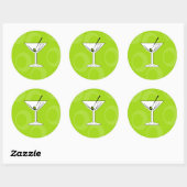 Groene Martini Stickers (Vel)