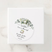 Groene Matcha Liefde Bruist Bruiloft Thee Shower Bedankjes Labels (In situ)