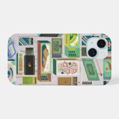 Groene Matchbox Hoesje iPhone 15 Case (Achterkant horizontaal)