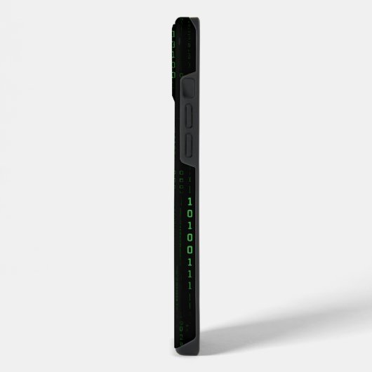 Groene Matrixcode iPhone Hoesje (Linkerkant)