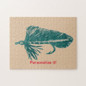 Groene Matuka stroomlijnt vliegkoppelings, vliegku Legpuzzel (Horizontaal)