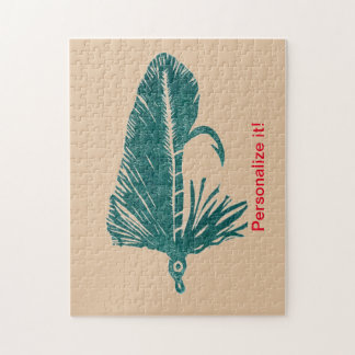 Groene Matuka stroomlijnt vliegkoppelings, vliegku Legpuzzel