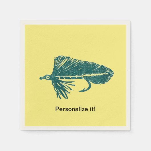 Groene Matuka-wimpel, vliegende visserij, vliegend Servet (Voorkant)