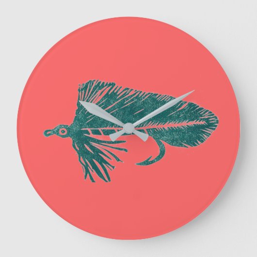 Groene Matuka & wimpelvlieg die binden vissen Grote Klok (Voorkant)