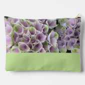 Groene & Mauve Hydrangea Bloemen Accessoire Pouch Etui (Achterkant)