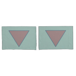 Groene Mauve Pastel Kussensloop Set