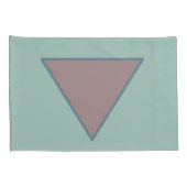 Groene Mauve Pastel Kussensloop Set (Achterkant-Rechts)