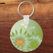 : groene mazen sleutelhanger (Voorkant)