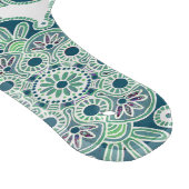 Groene medaillon print snijplank (Hoek)