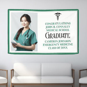 Groene Medische School Foto Afstudeerfeest Spandoek
