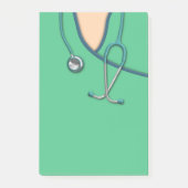 Groene medische scrubs post-it® notes (Voorkant)