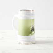 Groene meditatie bierpul (Voorkant links)