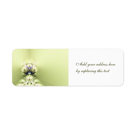 Groene meditatie etiket (Voorkant)
