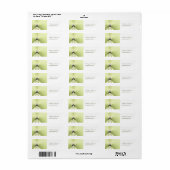 Groene meditatie etiket (Full Sheet)