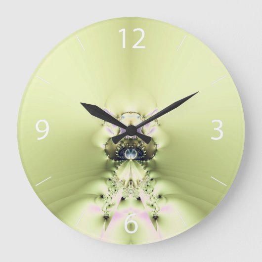 Groene meditatie grote klok (Voorkant)