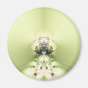 Groene meditatie magneet