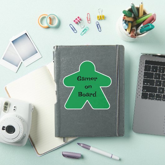 Groene meepel sticker (iPad Cover)