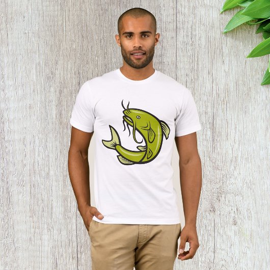 Groene meerval Mannen T-shirt