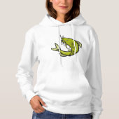 Groene meerval Vrouwen Hoodie (Voorkant)