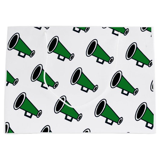 Groene megafoon groot cadeauzakje (Voorkant)