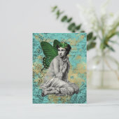 Groene Melk op Aqua Ephemera Briefkaart (Staand voorkant)