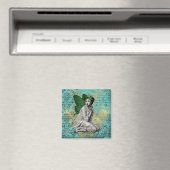 Groene Melk op Aqua Ephemera Magneet (Insitu (Vaatwasser))