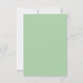 Groene melkfles champagne baby shower bedankt (Achterkant)