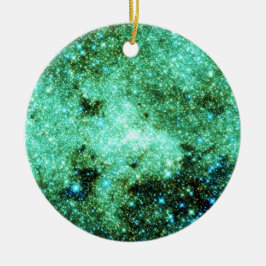 Groene Melkweg Galaxy Keramisch Ornament
