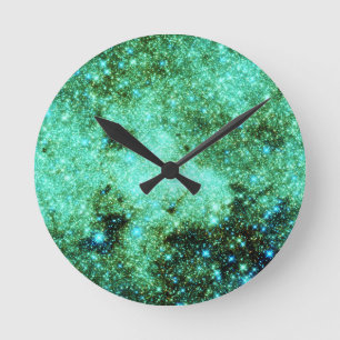 Groene Melkweg Galaxy Ronde Klok