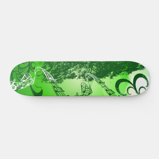 groene melodie skateboard (Horizontaal)