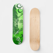 groene melodie skateboard (Voorkant)