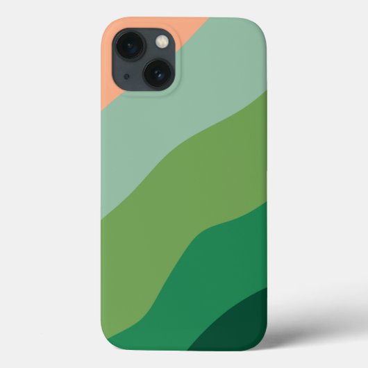 Groene Meloen Kleur Vormgeving Gepersonaliseerd Case-Mate iPhone Case (Achterkant)
