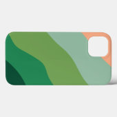 Groene Meloen Kleur Vormgeving Gepersonaliseerd Case-Mate iPhone Case (Achterkant (horizontaal))