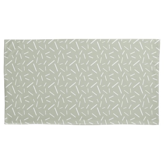 Groene Memphis Patroon Kussenhoes (Voorkant)
