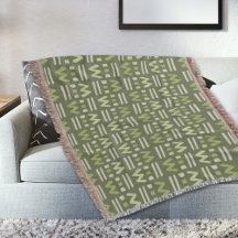 Groene Memphis Patroon Worpdeken