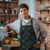 Groene Memphis Schort