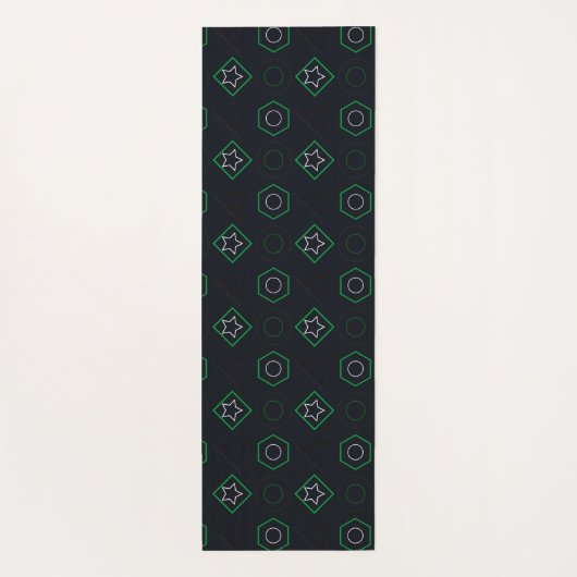 groene memphis yogamat (Achterkant)