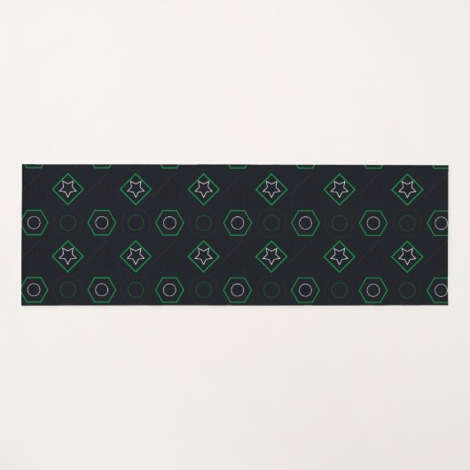 groene memphis yogamat (Voorkant (horizontaal))