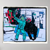 groene meneer poster (Voorkant)