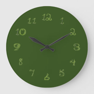 groene  met weefselvormnummers grote klok