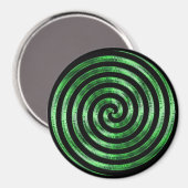 Groene metalen wervelmagneet magneet (Voorkant / Achterkant)