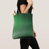 Groene Metalline Sheen Tote Bag (Dichtbij)