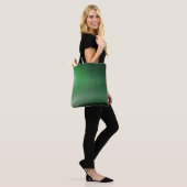 Groene Metalline Sheen Tote Bag (Op model)