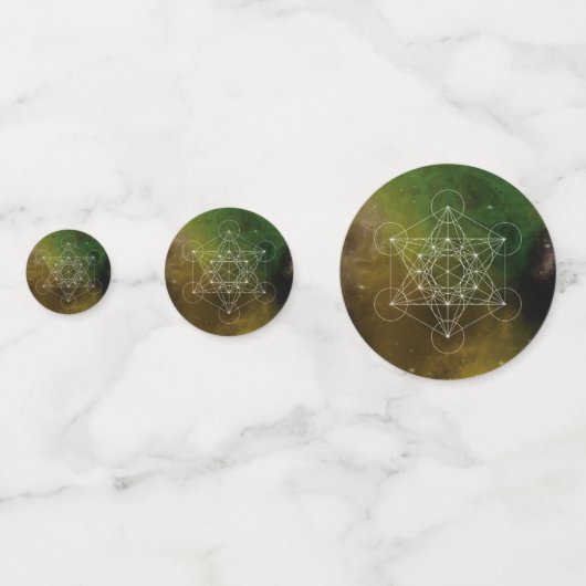 groene Metatron Confetti (Achterkanten)