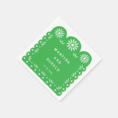 GROENE MEXICAAN PAPEL PICADO SERVET (Hoek)