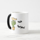Groene Mexicaanse cactus Magische Mok (Voorkant links)
