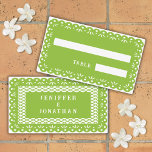GROENE MEXICAANSE PAPEL PICADO place card Plaatskaartje<br><div class="desc">GROENE MEXICAANSE PAPEL PICADO PLACE CARD</div>